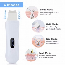 Ультразвуковий скрабер для шкіри обличчя 4-в-1