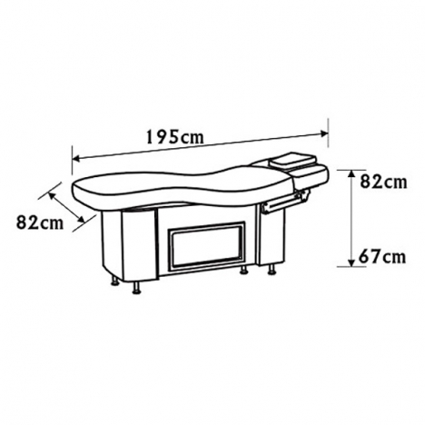 Косметологічна кушетка KPE-22