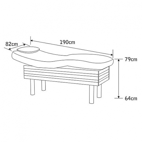 Косметологічна кушетка KPE-25