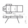 Косметологічна кушетка KO-8-3 (ZD-802AF)