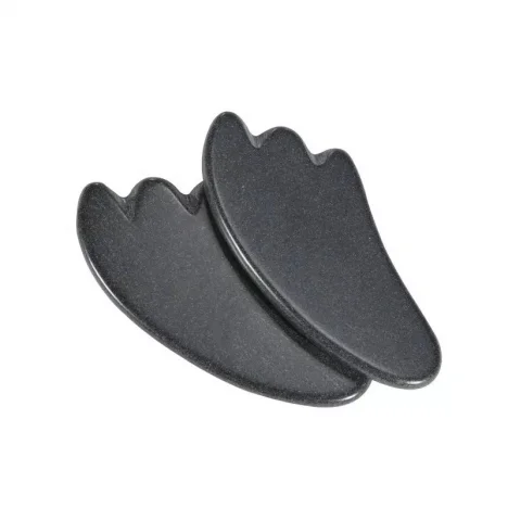 Набор скребков гуаша для массажа лица и тела из базальтового камня UMS-HGS2