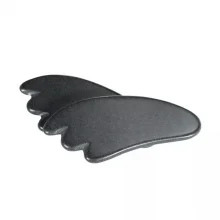 Набор скребков гуаша для массажа лица и тела из базальтового камня UMS-HGS2