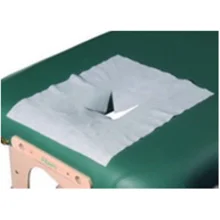 Набір одноразових серветок з вирізом для обличчя на масажний стіл