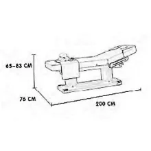Кушетка косметологічна електрична KPE-12
